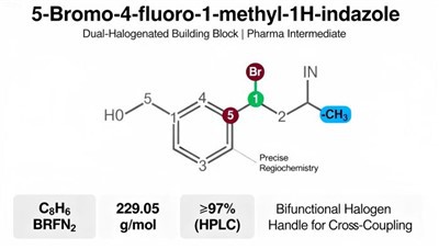 5-Bromo-4-fluoro-1-methyl-1H-indazole